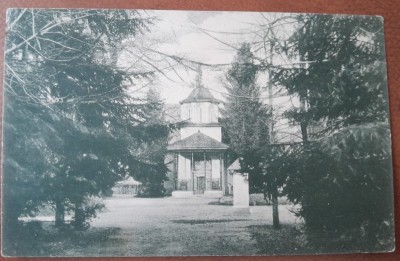 Carte postala, Baile Calimanesti Schitul Ostrov, 1927 foto