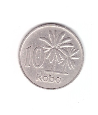 Moneda Nigeria 10 kobo 1973, stare buna, curata foto