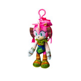 Cumpara ieftin Sonic Prime - Jucarie de plus cu agatatoare, 15 cm, Amy, strip