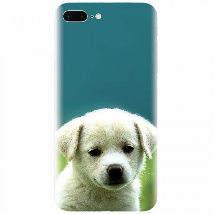 Husa silicon pentru Apple Iphone 7 Plus, Puppy Style