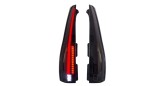 Set lampi spate, stopuri Cadillac Escalade, 01.2006-01.2014, montare spate, stanga+dreapta, LED; rosu indicator, fumuriu; Tuning, Vland