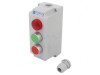 Casetă de comandă cu 2 butoane IP65 plastic 230V