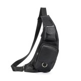 Cumpara ieftin Geanta pentru barbati, Elrohir GT3313, piele naturala, Negru