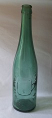 Fabrica de bere Timisoreana - Sticla veche 500 ml, STAS 5670-57 - perioada socialista, RPR - Republica Populara Romana, anul 1957
