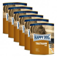 Happy Dog Pur - Truthahn/turkey, 6 x 800g foto