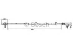 Senzor ABS / turatie roata MITSUBISHI COLT VI (Z3, Z2) (2002 - 2012) BOSCH 0 265 007 638