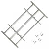 Grilaj de siguranță pentru ferestre cu 3 bare transversale 1000-1500mm, vidaXL