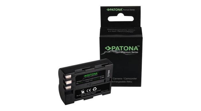 Baterie NIKON D700 D300 D200 D100 D80 D70 D50 EN-EL3e 2000mAh / 7.4V / 14,8Wh Premium - Patona Premium