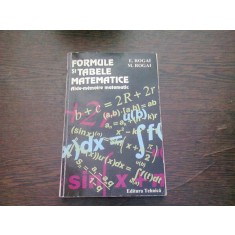 FORMULE SI TABELE MATEMATICE - E. ROGAI