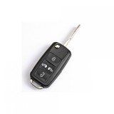 Carcasa Cheie Telecomanda 4 Butoane VW Sharan Crafter + Lama Metalica - Inlocuire Carcasa Cheie Auto Compatibila