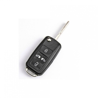 Carcasa cheie telecomanda 4 butoane compatibila Vw foto