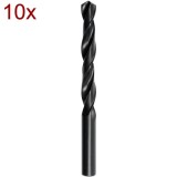 Yato YT-4435 - Set burghie metal HSS 3 mm tija cilindrica 10 bucati