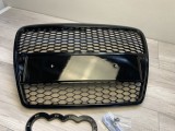 Grila sport Audi A6 C6 RS Style (2004 - 2008) negru lucios NOU