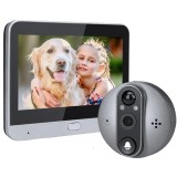 Vizor cu Sonerie si Camera, Wi-Fi, TSS-300PA, Ecran IPS 4.3 inch, 1080P FHD