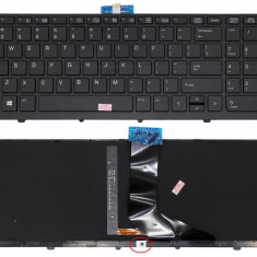 Tastatura compatibila Laptop, HP, ZBook 17 G1, 15 G2, iluminata, layout US