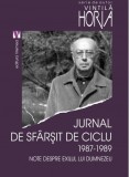 Jurnal de sf&acirc;rșit de ciclu. 1987-1989. Note despre exilul lui Dumnezeu - Horia Vintila - Editura Vremea