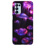 Husa compatibila cu Oppo A73 model Neon Jellyfish, Silicon, TPU, Viceversa, Transparent, Carcasa