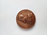 CAROL I Regele Romanilor 1848-1914 .Medalie exceptionala ,gravura speciala C.Dumitrescu .Anul baterii 2004 .Diametru 50 mm