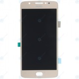 Motorola Moto E4 (XT1766) Modul display LCD + Digitizer gold