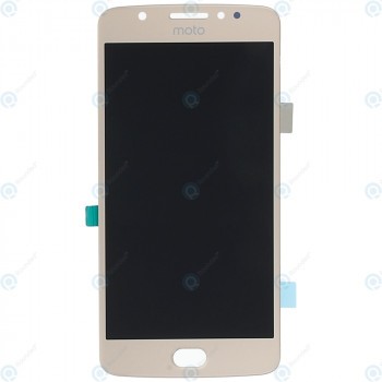 Motorola Moto E4 (XT1766) Modul display LCD + Digitizer gold foto