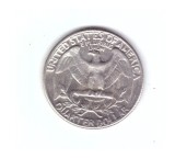 Moneda SUA 25 centi/quarter dollar 1967, stare foarte buna, curata