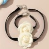 Set Elegance Pure | Bratara si Colier Alb | Accesorii Elegante Evenimente