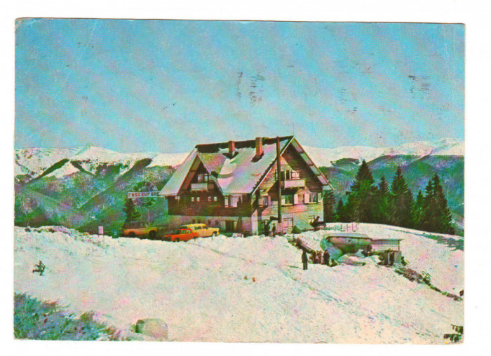 CPIB 18802 CARTE POSTALA - SINAIA. COTA 1300. CABANA BRADET