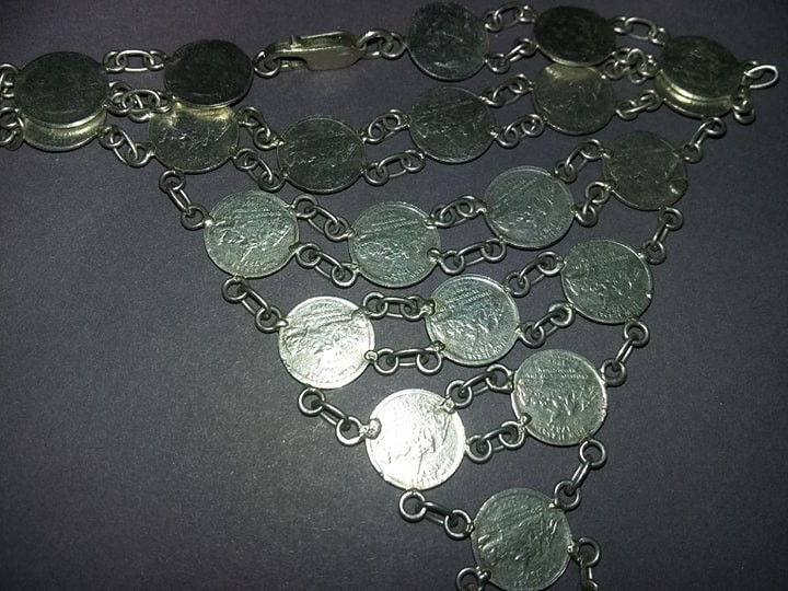 BRATARA Veche argint,stantata 925,bratara tip monezi pentru deget,T.GRATUIT  | Okazii.ro