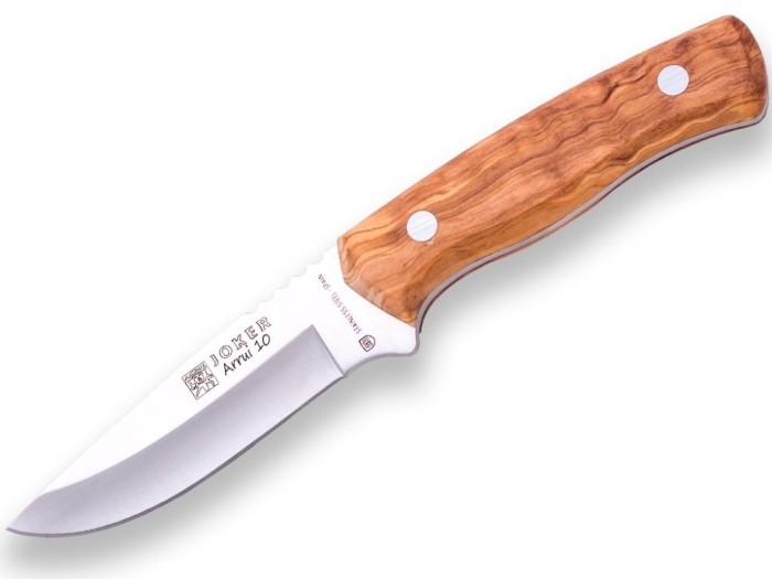 Cutit Joker Arrui, maner lemn de maslin, cu teaca piele OutsideGear Venture