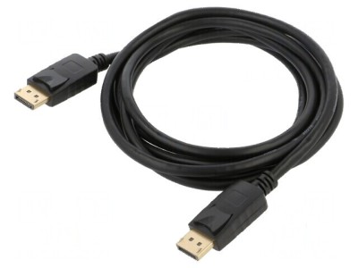 Cablu DisplayPort 1.2 3m cu mufe DisplayPort la ambele capete foto