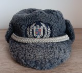 M1 7 - Caciula militara cu emblema brodata - bleumarin - piesa de colectie