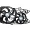GMV radiator electroventilator Opel Vivaro, 2006-2014, motor 2.0 CDTI, 2.5 CDTI, diesel, 385/285 mm; (2 +2) pini,