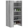 Pantofar Gossi gri sonoma 52x37.5x100cm, lemn prelucrat, 5 rafturi, suporta 80kg