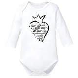 Body bebe big sister surori mesaj haios alb bumbac marimea 80