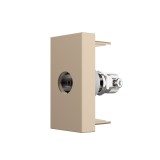 Cumpara ieftin Priza TV Livolo aurie pentru montaj &icirc;ncastrat, design elegant