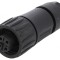 Conector Circular 4-PIN Mamă cu Șurub pe Cablu
