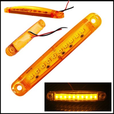 Lampa laterala cu 9 SMD 12-24V PORTOCALIU foto