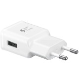 Incarcator Retea USB Samsung Galaxy M30s, Fast Charging, 15W, 1 X USB, Alb