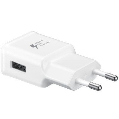 Incarcator Retea USB Samsung Galaxy A8s, Fast Charging, 15W, 1 X USB, Alb foto