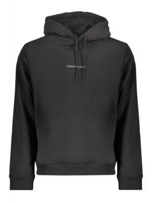 Hanorac bărbați, cu logo brodat, Regular fit, negru, XL foto