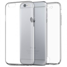 Husa Full TPU 360&deg; (fata + spate) pentru iPhone 6 / 6S, Transparent