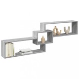 Gossi dulap de perete, gri sonoma, 158x18x53 cm, lemn prelucrat