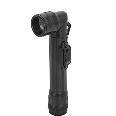 Lanterna Tactica Anglehead LED Mica Neagra Mil-Tec foto