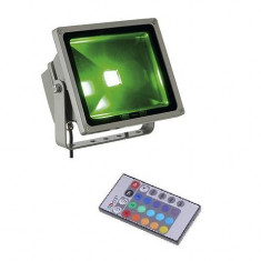 Proiector cu LED RGB Color 30W si Telecomanda Alimentare 220V foto