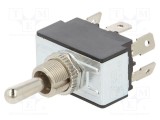 Comutator basculant DPDT ON-OFF-ON 21A/14VDC SWITCH COMPONENTS