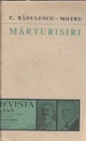 Marturisiri - Constantin Radulescu Motru