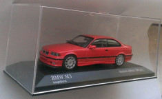 Macheta BMW M3 (E36 Pisicuta) 1992 rosu - Minichamps 1/43 foto