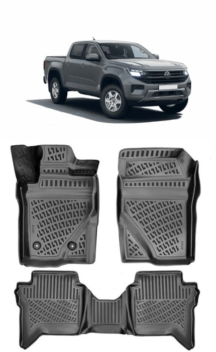 Set Covorase Auto Cauciuc Umbrella Pentru Vw Amarok II 2023-2024