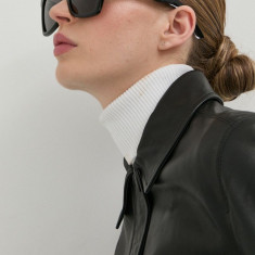 Balenciaga ochelari de soare BB0231S femei, culoarea negru