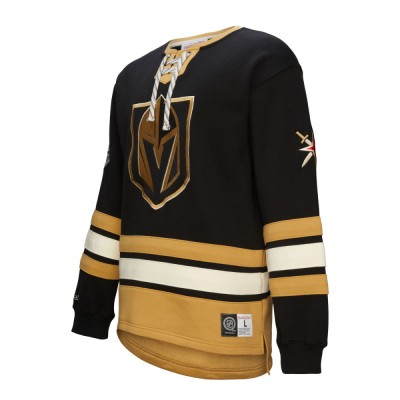 Vegas Golden Knights hanorac de bărbați Heritage Lace-Up Crew Vintage Logo - L foto